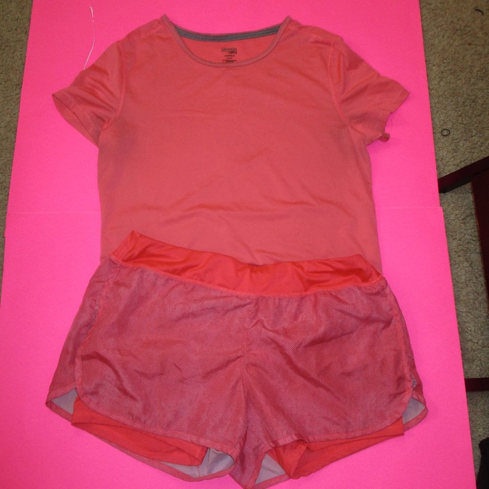 satin workout set